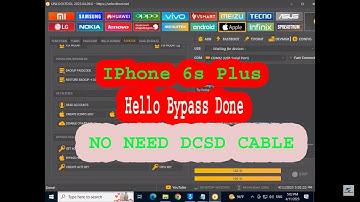 Hello Bypass IPhone 6s Plus NO CHANGE SN, NO Need DCSD  Cable No Signal IOS 15xx Unlock Tool