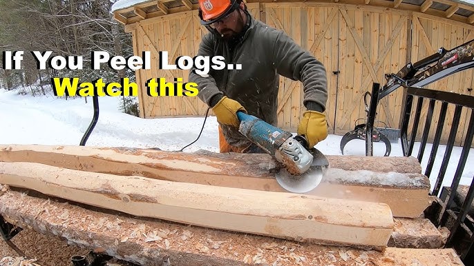 Debarking Logs - How to Debark Logs With a Pressure Washer