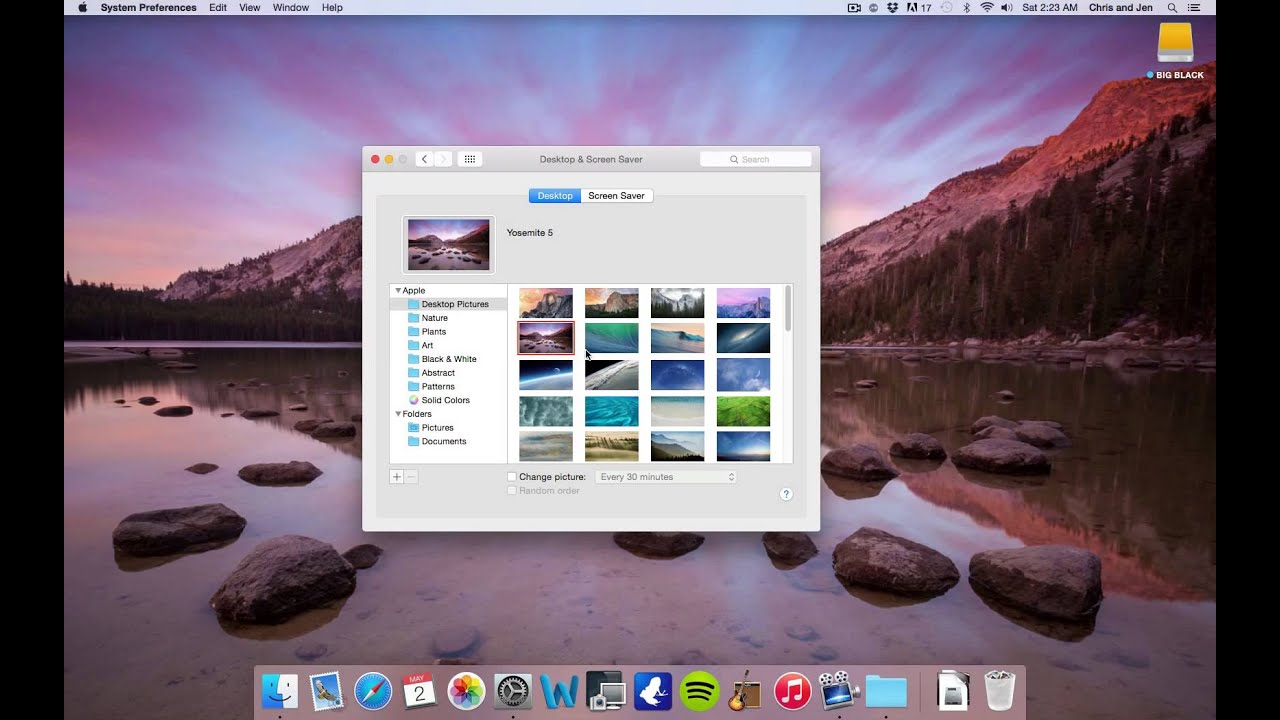 How To Change The Wallpaper On A Mac YouTube