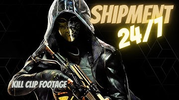 MW2: Shipment 24/7 IO Operator Skin- Pure Adrenaline & Chaos || Kill Clips Footage