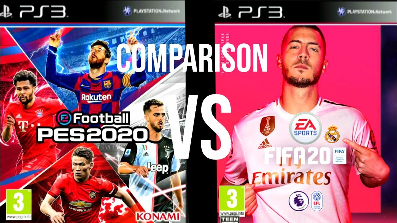 Græder krigerisk titel FIFA 20 Vs PES 20 PS3 - YouTube