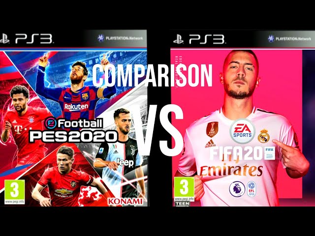 Græder krigerisk titel FIFA 20 Vs PES 20 PS3 - YouTube