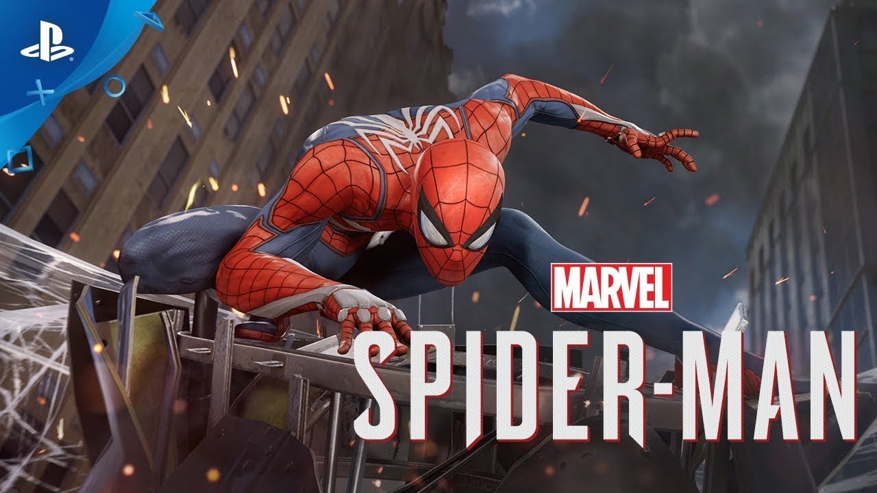 Трейлер игры паук. Spider man ps4. Spider man пс4. Человек паук игра пс4 2018. Marvel's Spider-man ps4 обложка.