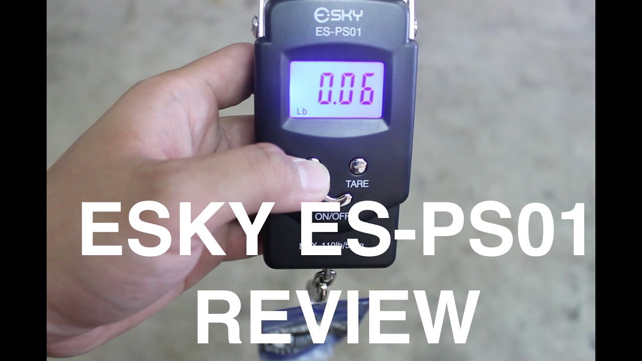 PR: Portable Scale (Esky ES-PS01): Unboxing and Review 