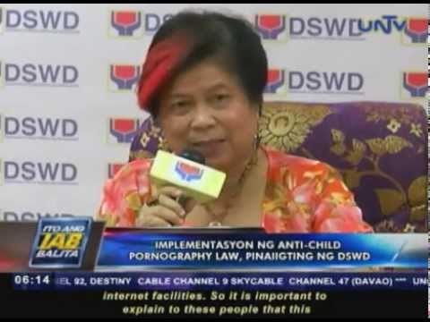 Implementasyon ng Anti-Child Pornography Law, pinaiigting ng DSWD