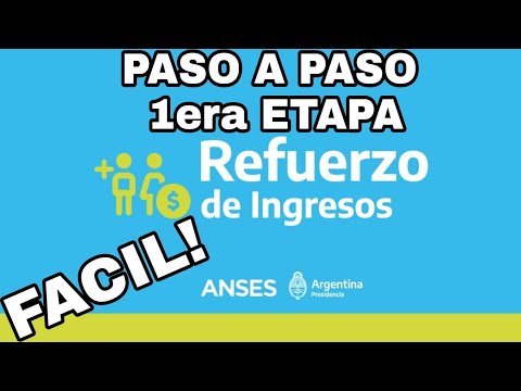 Inscripción FACIL IFE 4 2022 (refuerzo de ingresos ANSES) 1era etapa PASO A PASO