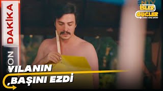 Hayvan Hakları Eyleminde Ahmet Yılanı Ezdi İşler Güçler (Bipsiz)