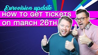 HOW TO GET TICKETS FOR EUROVISION 2020 in Rotterdam on March 26th // Our strategy that worked