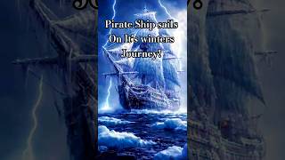 Pirate Ship sails On It's winters Journey! #pirateship