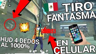 ASÍ LOGRÉ DOMINAR EL TIRO FANTASMA AL 100% A 4 DEDOS COMO JUGADOR DE PC *secreto revelado* FREE FIRE