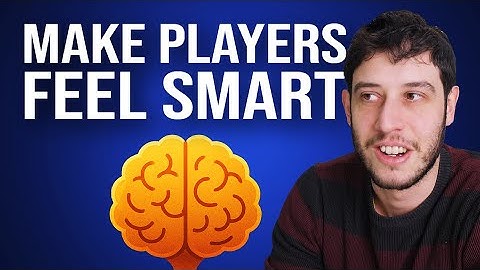 If the PLAYER feels like a genius, the GAME must be genius