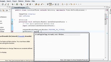 Android Tutorial & Lessons 24: Full Screen Activity & set the orientation