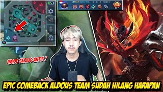 EPIC COMEBACK ALDOUS WALAUPUN TEAM SUDAH HILANG HARAPAN - Mobile legends