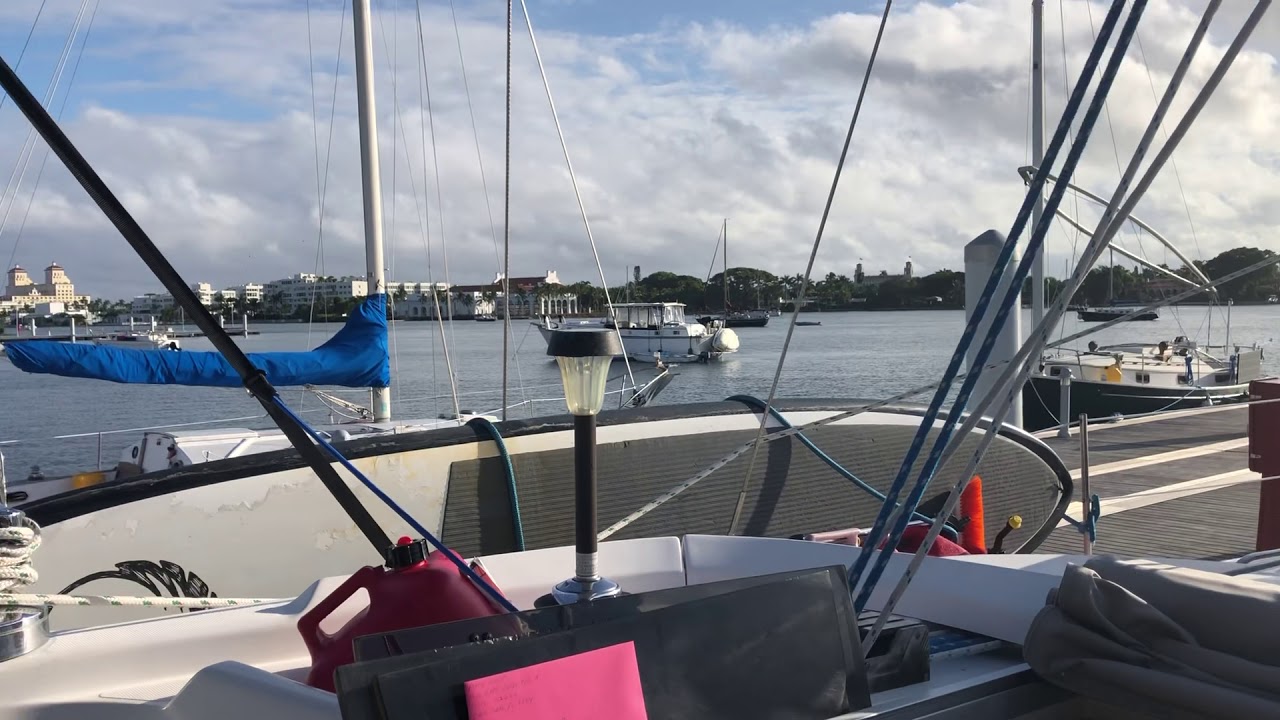 270° view of West Palm Beach City Docks