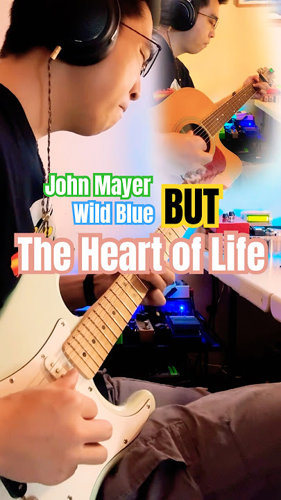kinda mashup #johnmayer #johnmayercover #acousticguitar #stratocaster #pedalboard #guitarcover