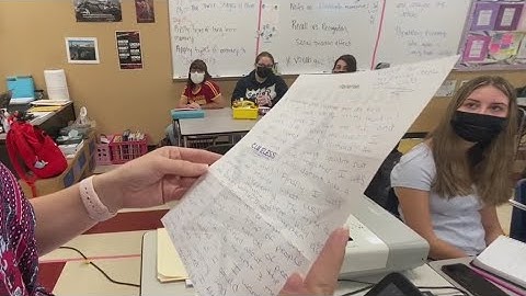 Teacher pens letter to students, not yet born on Sept. 11