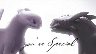 HTTYD | Light Fury × Toothless | You&#39;re Special