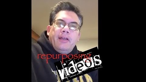 Repurposing Your Videos | Facebook, YouTube, Instagram, Snapchat | Reusing