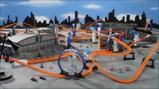 Hot Wheels Multi-Loop Race off Vehicle Track Playset - Smyths Toys