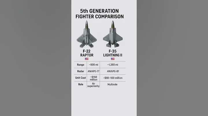F-22 vs F-35 — US 5th Gen Fighters Compared