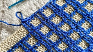 Master This Stunning Two-Color Knit Stitch Look in Crochet 🧶