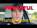 Manifestation Monday - POWERFUL manifestation tip!!!