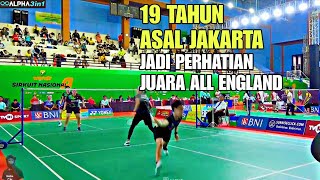 Nikolaus Joaquin anak JAKARTA 19 Tahun yang Curi Perhatian JUARA ALL ENGLAND Melati Daeva🔥