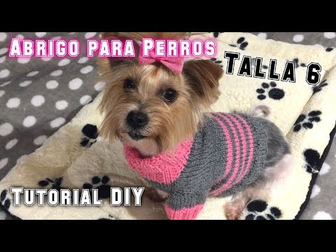 ¿Como Tejer Un Abrigo Para Perros? (Talla 6) Tutorial DIY