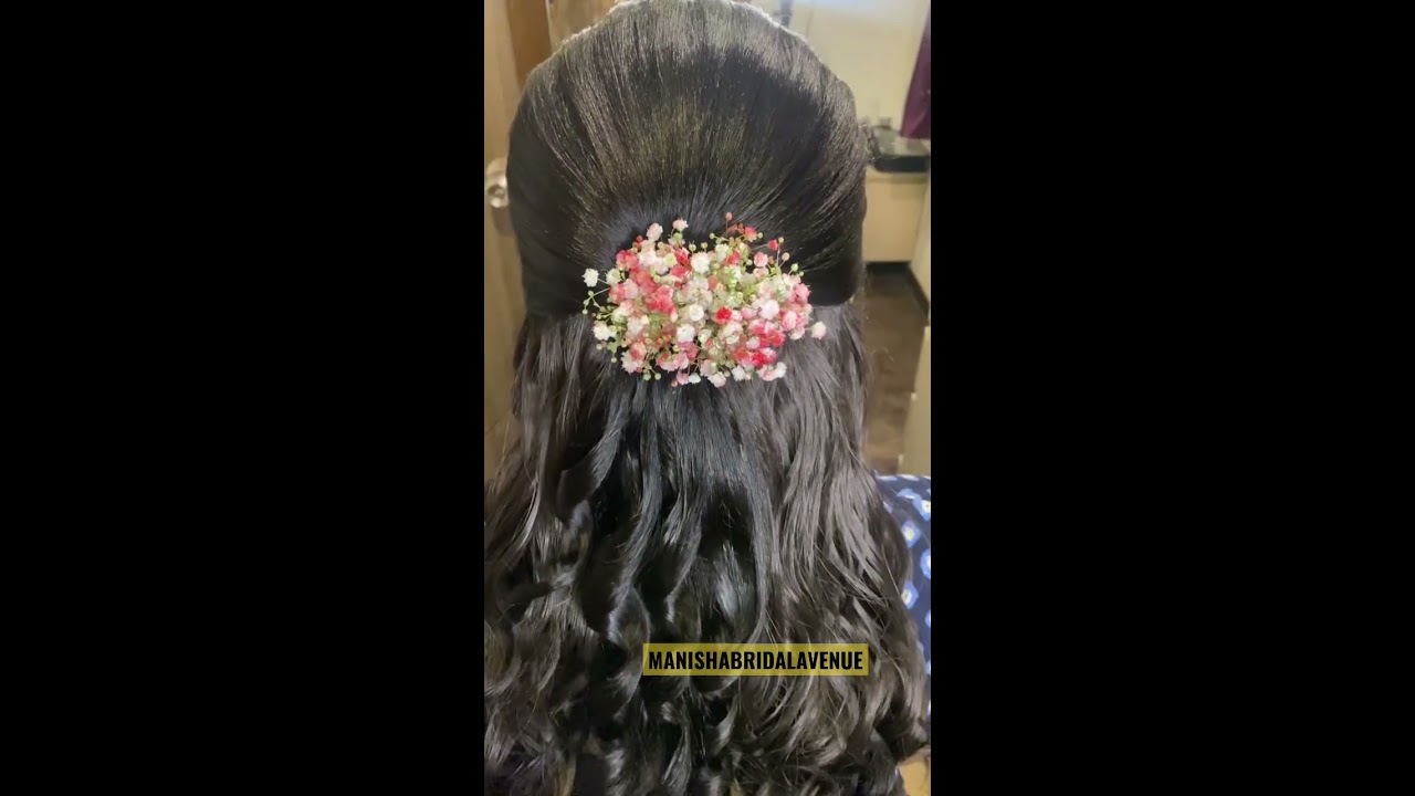 10 Inspiring Indian Wedding Hairstyles for Long Hair | Indian wedding  hairstyles, Wedding hairstyles for long hair, Trendy wedding hairstyles