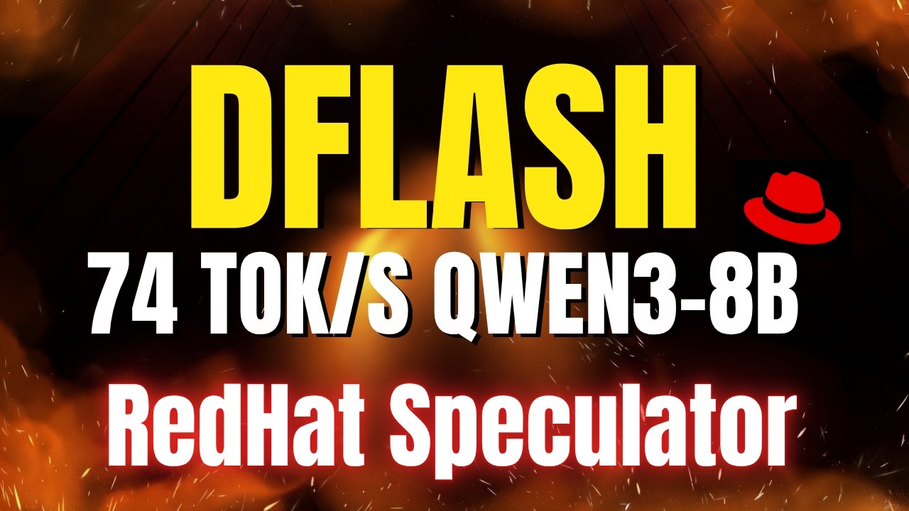 Qwen3-8B at 74 tok/s with RedHat DFlash Speculator on vLLM Locally