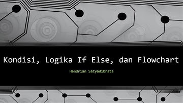 Kondisi, Logika If Else, dan Flowchart | Diagrams.net, Scratch, and Replit