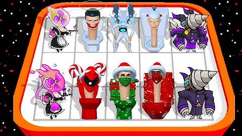 Merge Toilet Horror Battle Combat Defence Battle Gameplay Part 1 | Merge Master