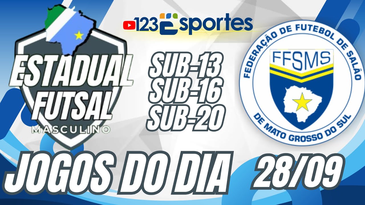 FFSMS CAMPEONATO ESTADUAL  SUB 13 / SUB 16 / SUB 20 - JOGOS DIA  [28/09/2025]