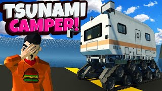 Surviving in a NEW Tsunami Camper with Friends in Stormworks Multiplayer!