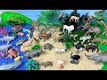 Sea animals and land animals figurines| Miniature World Habitat Diorama