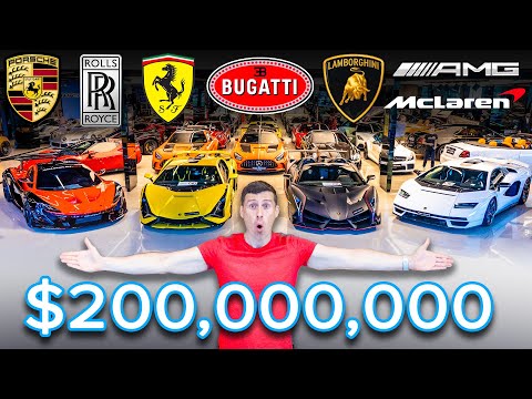 I spent $20M in 30 mins at the WORLD'S MOST INSANE car dealer!