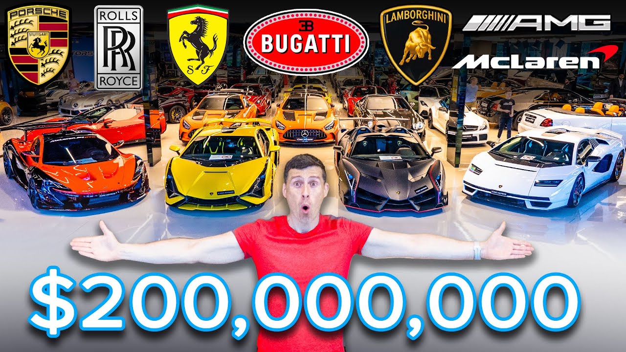 ⁣I spent $20M in 30 mins at the WORLD'S MOST INSANE car dealer!