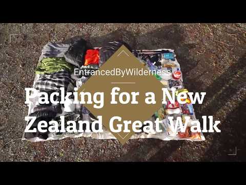 Hiking Gear: Packing for a Great Walk in New Zealand