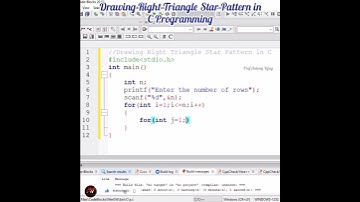 Drawing Right Triangle Star Pattern in C Programming | Prof.Antony Vijay #shorts