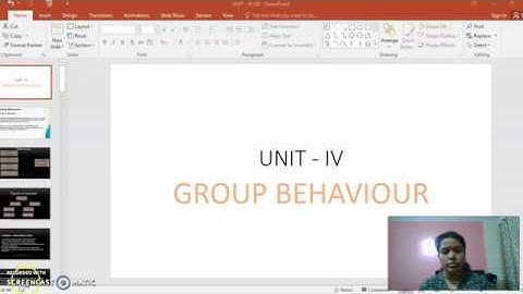 Lectures-1, BBA IISem, (Unit-4) Group Behavior (Organizational Behaviour)| By- Isha Chaudhary