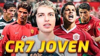 DAVOO XENEIZE REACCIONA A CR7 JOVEN (SPORTING LISBOA, MANCHESTER UNITED y SELECCION DE PORTUGAL)