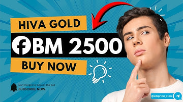 Facebook BM2500 | No Limit Fb Business Manager 2500 AD Accounts | Telegram: @adsprime_store