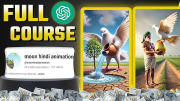 How to Make 3D Animated stories Like @moonhindianimation @Aistory2.0kd