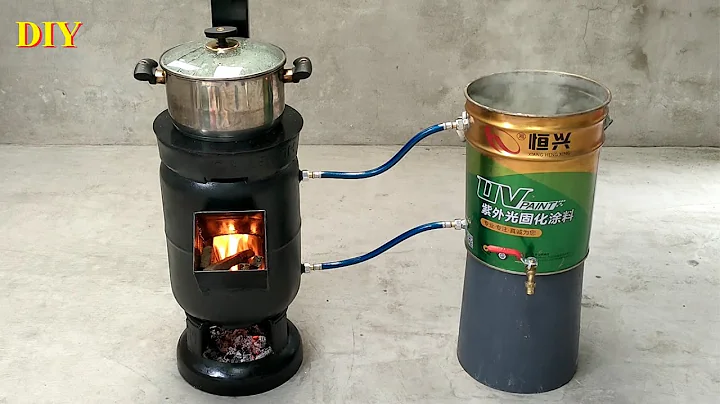 DIY 2-in-1 wood stove - Super fast water heating is amazing - DayDayNews