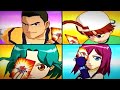 Bakugan Shuji Vs Akira Vs Jenny Vs Jewels 