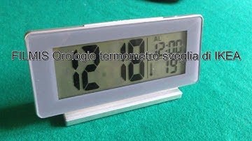 FILMIS Orologio termometro sveglia di IKEA