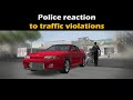 GTA San Andreas Police reaction to traffic violations mod