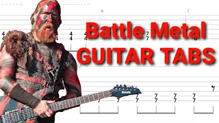 Turisas - Battle Metal | Rhythm & Lead GUITAR TABS | Tutorial | Lesson