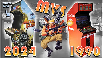 Mister FPGA Neo Geo Arcade cabinet with old-school PVM monitor