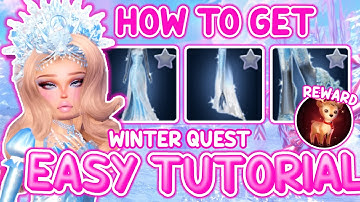 *EASY TUTORIAL* HOW TO COMPLETE THE NEW DRESS TO IMPRESS WINTER QUEST! *NEW REWARDS!!* | Roblox